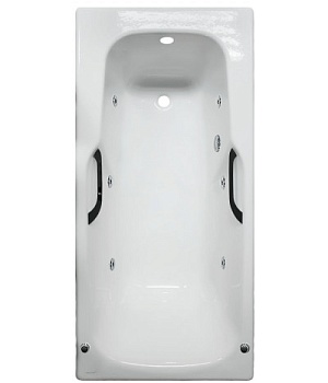 Ванна Jacob Delafon Prelude 160x70 с гидромассажем