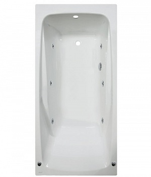 Ванна Jacob Delafon Repos 180x85 (без ручек) с гидромассажем