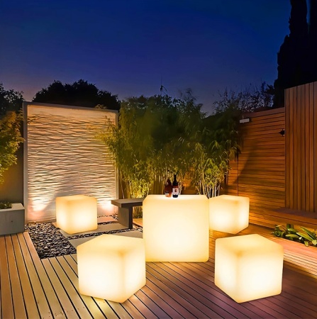 Светильник Куб 50 питание от сети 220В, RGB