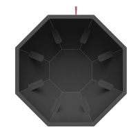 Банный чан 6 граней под самоотделку (Чёрный) Банный чан 6 граней под самоотделку (Чёрный)