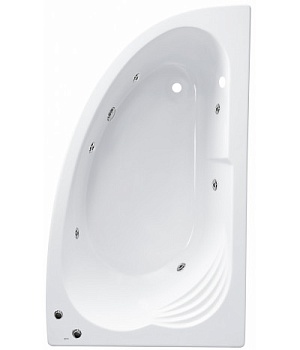Ванна Roca Merida 170x110 (Правая) с гидромассажем