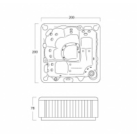 Спа бассейн Treesse Naxos Спа бассейн Treesse Naxos