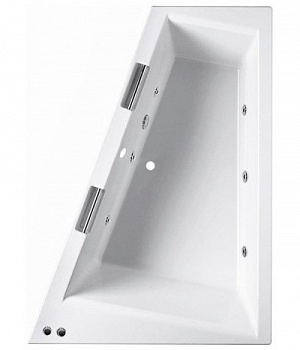 Ванна Riho Doppio 180х130 с гидромассажем (Правая, встраиваемая)